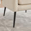Fauteuil demi-tonneau en velours-831239455