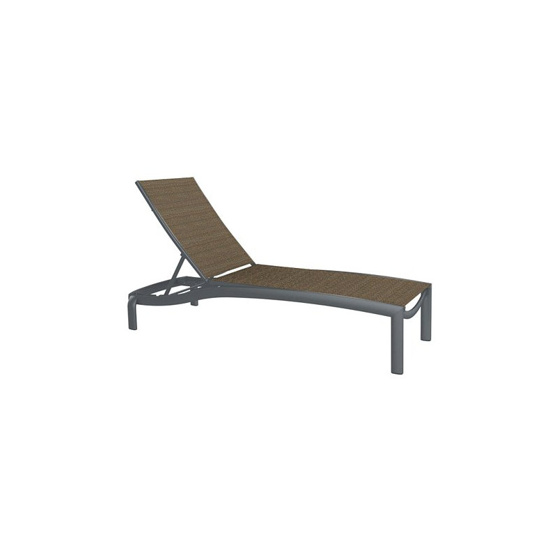 Kor Outdoor Chaise Lounge, Gold Coast, Graphite