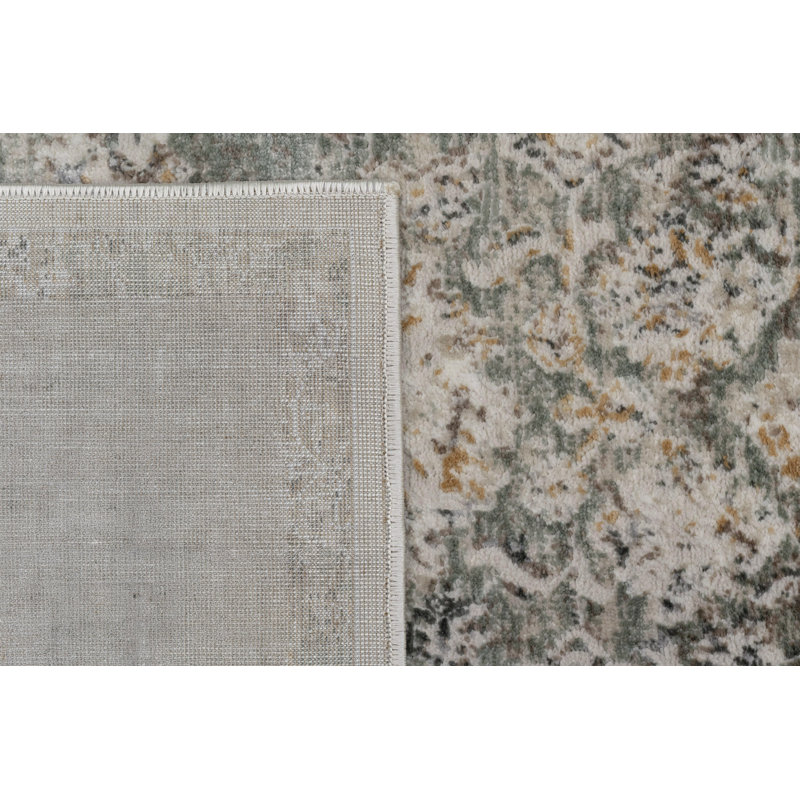 Clarissa 5.3X7 19906-489 SAGE/BEIGE/GREY, Rectangle 5'2" x 7'