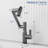 Gun Grey Bathroom Sink Faucet With Spray Function And Temperature Display For Anti-Skid Switch And Hot & Cold And 360° Rotary-117992834