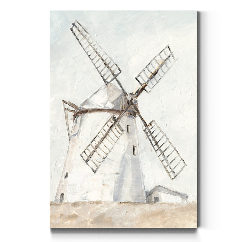 European Windmill II - impression sur toile tendue, H 36 po x l 24 po x P 1 po