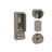 Light Gray 2-Drawer Armoire