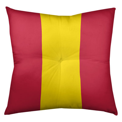 Striped Reversible Throw Pillow