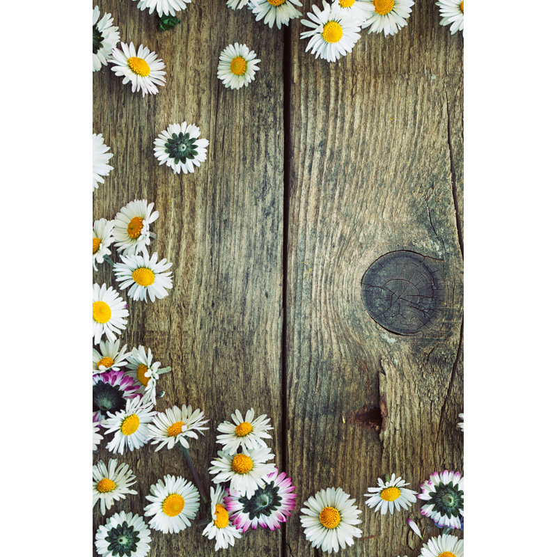 Spring Daisies by Mythja - Wrapped Canvas Print, 46cm H x 30cm W