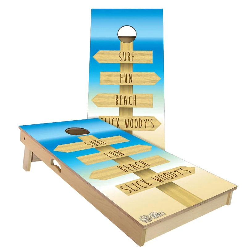 Ensemble de panneaux de cornhole 2 "x 4" avec panneau de transport
