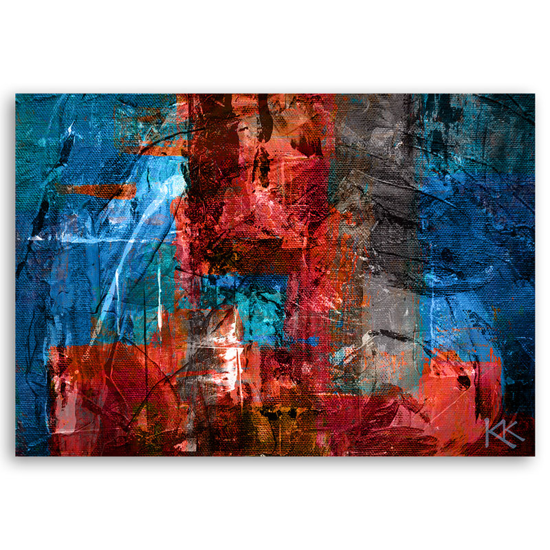 Abstract - Wrapped Canvas Print, 60cm H x 90cm W