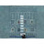 Tapis en laine noué à la main 3 pi x 5 pi 4 po bleu moderne Lori Buft