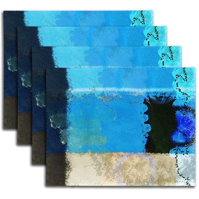 Napperon abstrait en polyester