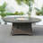 Flanagan Round Aluminum Propane Smokeless Fire Pit Table with Hidden Fuel Tank