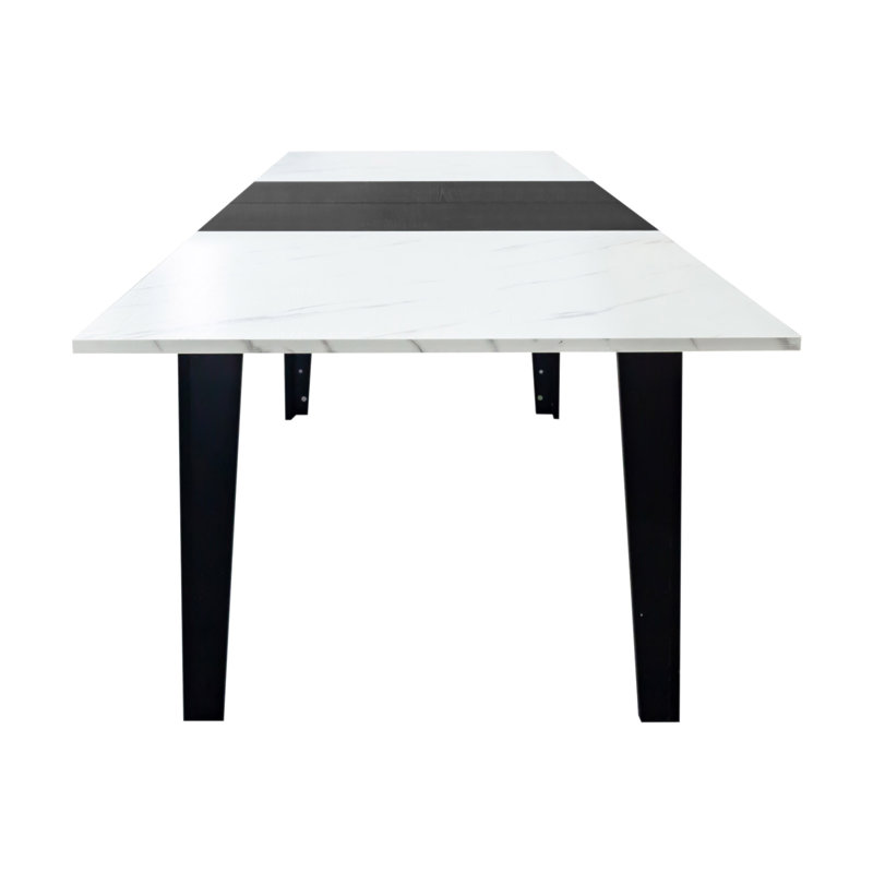Dining Table , 106.3 in  Large Extendable Kitchen Table