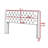 48.82" Linen Upholstered Wingback Headboard, Floor-Standing