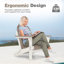 Chaise Adirondack pliante en PEHD Rakesh-730036848