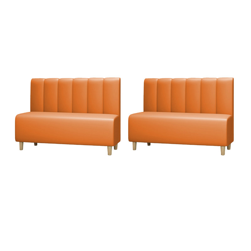 Bancs de restaurant simples, Orange