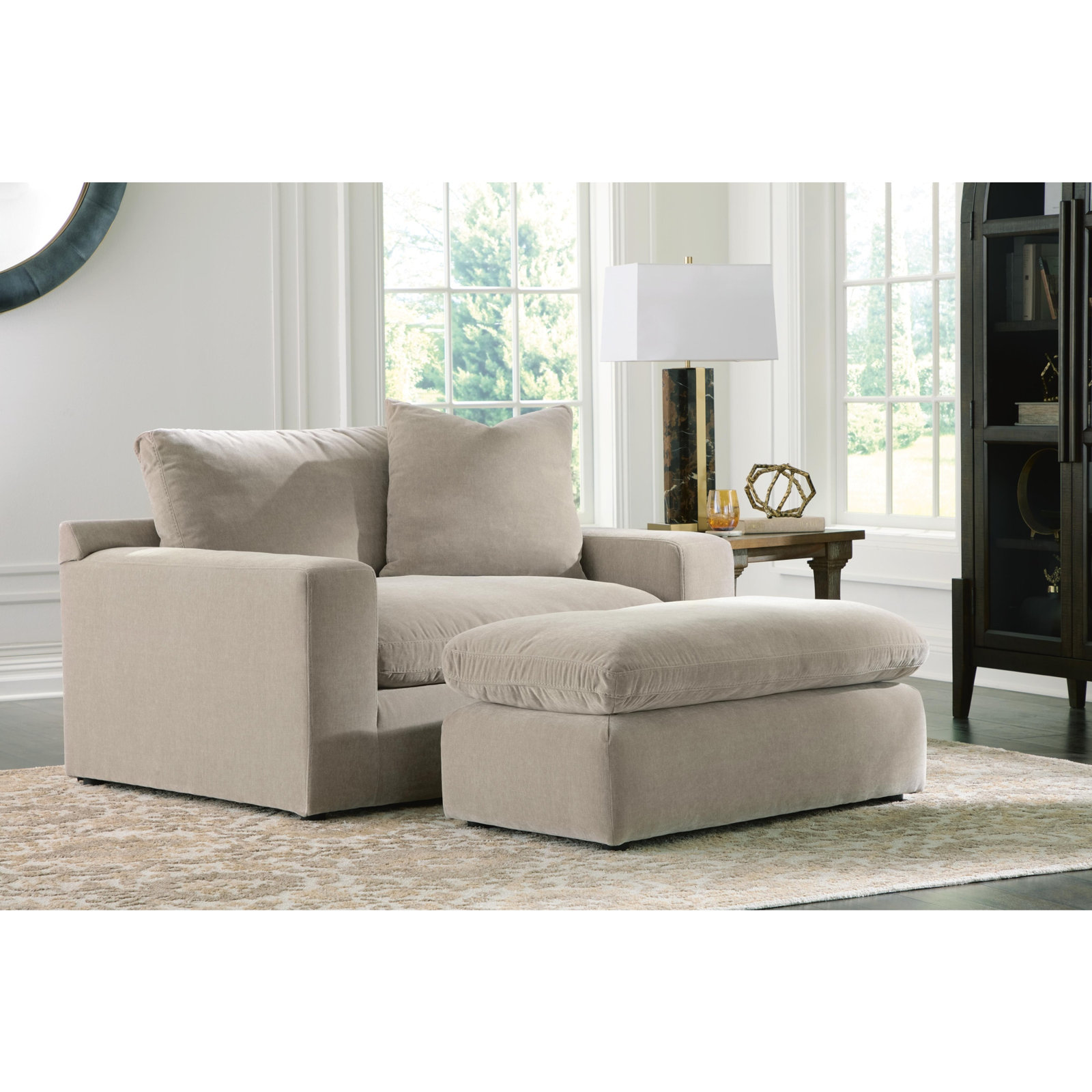 Lavallette Oversized Chair, Gray