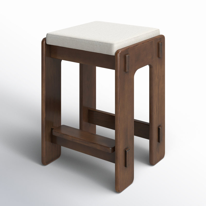 Ashby Counter Stool Walnut Stained Ash Beige