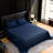 Full Size Bed Sheets Set 4 Piece - Navy Blue Brushed Microfiber Bedding - 14" Deep Pocket, Fade & Shrink Resistant, Wrinkle Free, Easy Care-135721469-120465627
