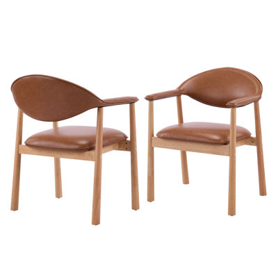 Fauteuils de salle à manger rembourrés Auberkonos