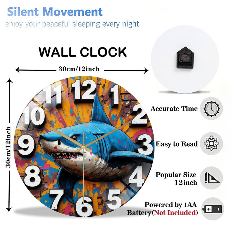 Horloge murale 12 po