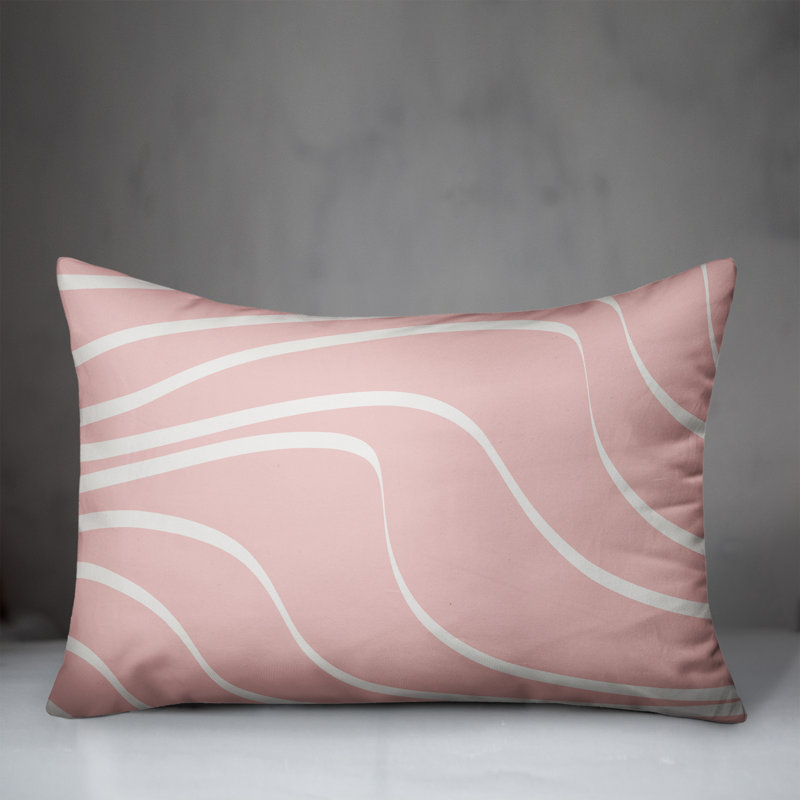 Coussin Striped, Rose