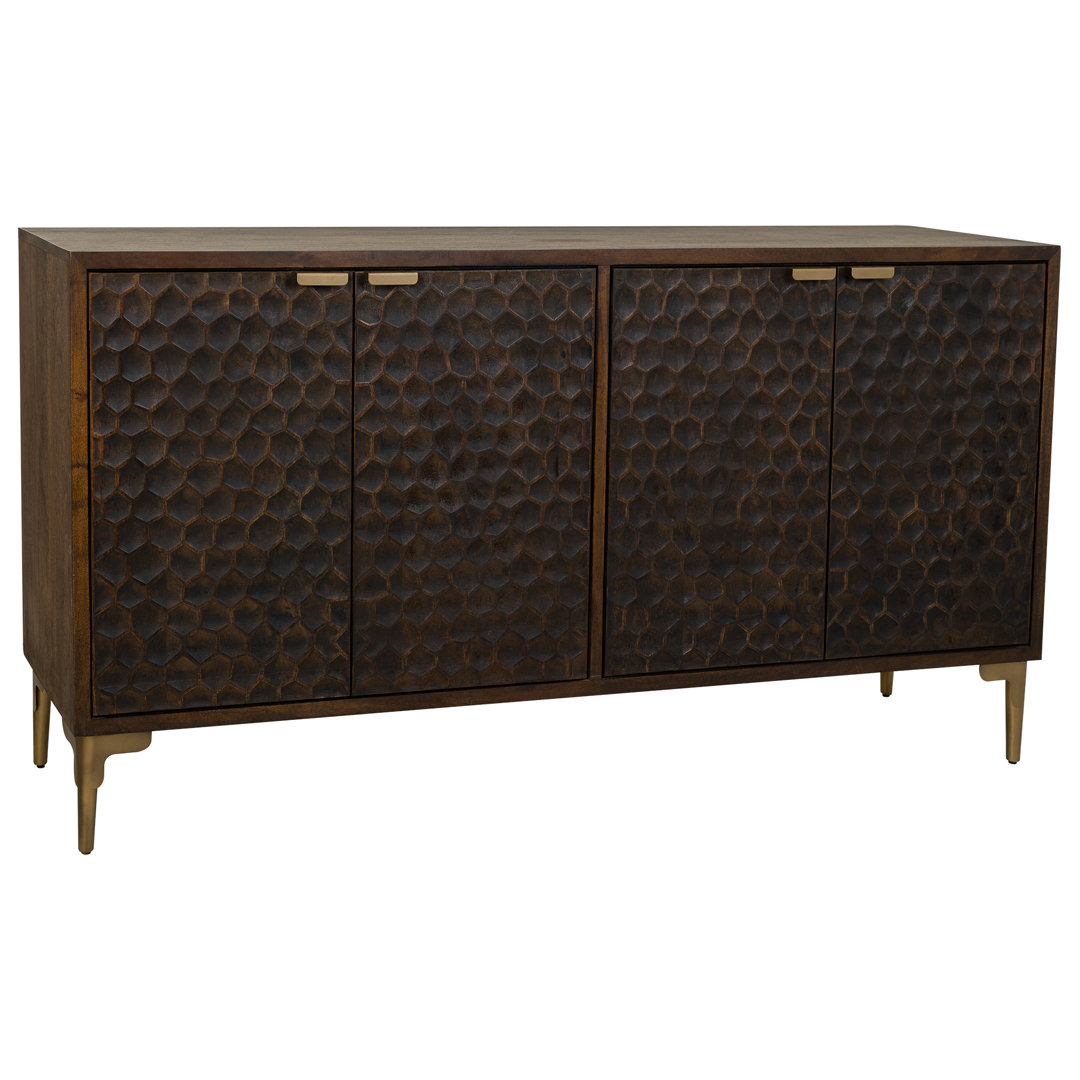 Sideboard Winscombe aus Massivholz 165 cm