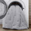 Ensemble de courtepointe 3 pièces en coton brodé double / grand, bleu-128367402-128367404