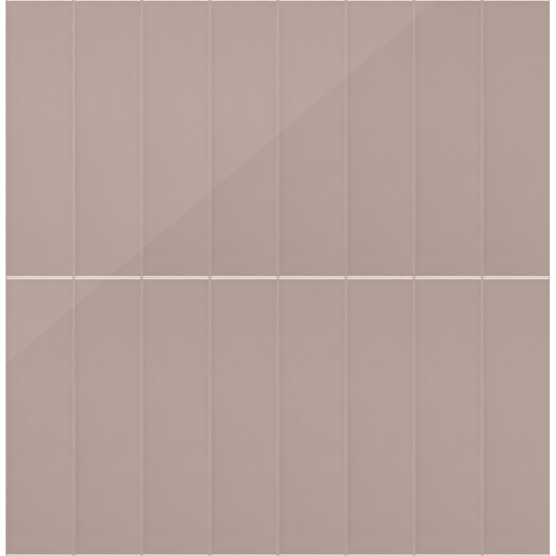 Kreative Studio 4 in. x 16 in. Porcelain Wall Tile (16.73 Sq. Ft. / Case), Storm Gloss