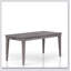Table de salle à manger extensible gris rustique avec deux tiroirs de rangement et une rallonge amovible pour une configuration d'assise flexible
