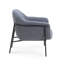 Fauteuil d'appoint en chenille bleue Lua-2115771476