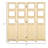 4 Panel Room Divider