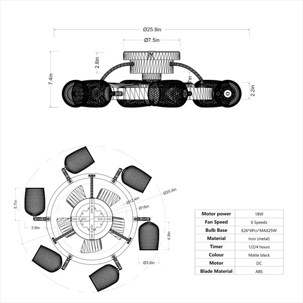 Dimensions du produit