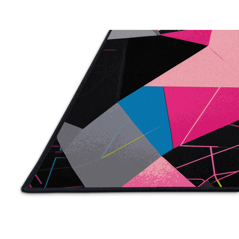 Synth Glow Rug, Rectangle 2' x 3'