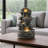 15.5'' Gray Rock Waterfall Tabletop Fountain