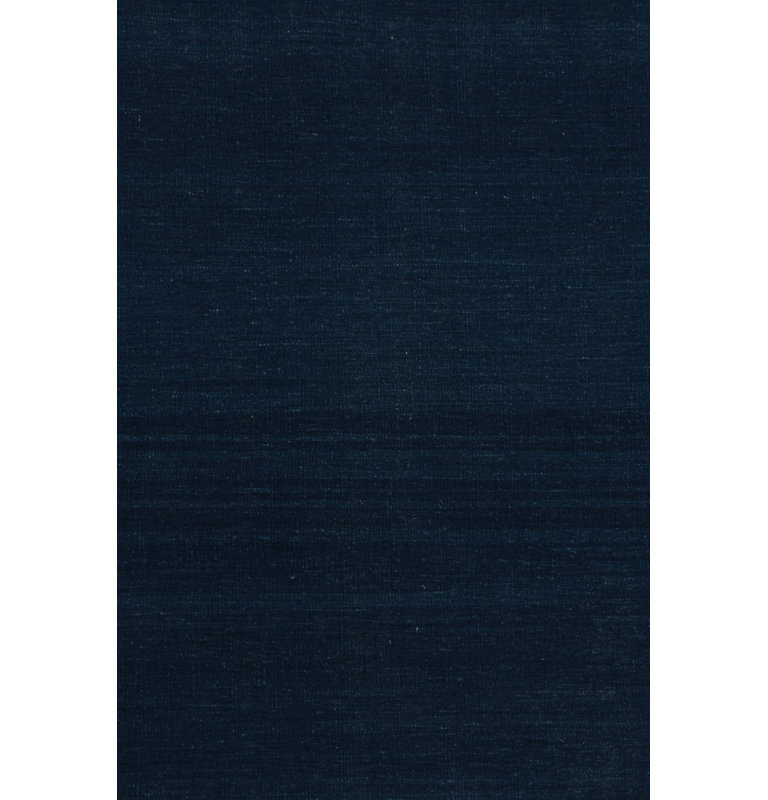 Cotton Geometric Area Rug in Blue, Rectangle 12' x 15'