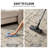 Modern Abstract Linear Ivory Mist Cream Indoor High-Low Area Rug-744174455