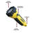 3'' Battery Powered Integrated LED Flashlight