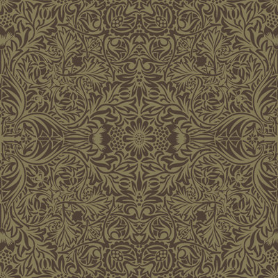 Ceiling Intricate Floral Wallpaper
