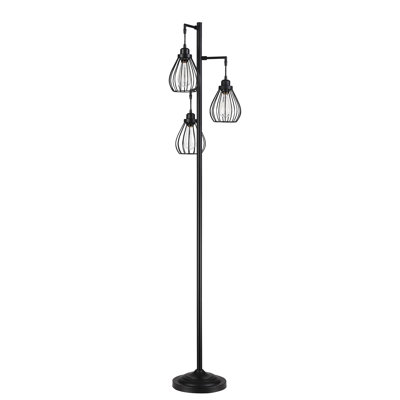 Jenalee 68.89'' Black Tree Floor Lamp