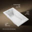 Mariposa® 66" x 35.875" Whirpool Bathtub-943150171