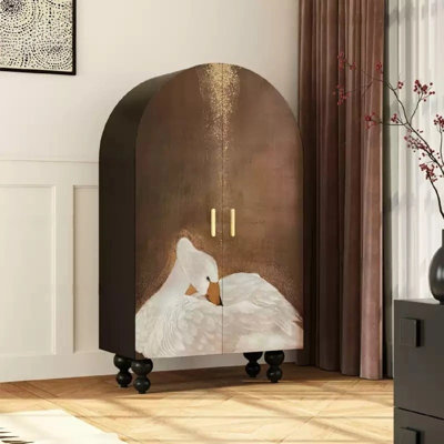 Modern Minimalist Double-Door Wardrobe