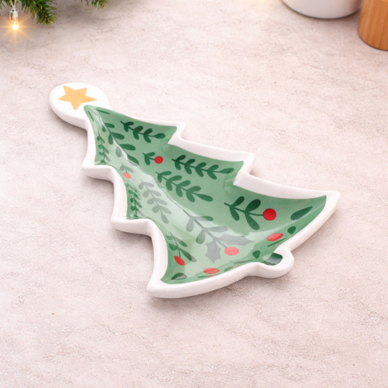 Ensemble de 4 bols en céramique Holiday Tree