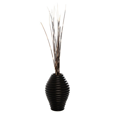Ebony Wood Collection Wood Table Vase