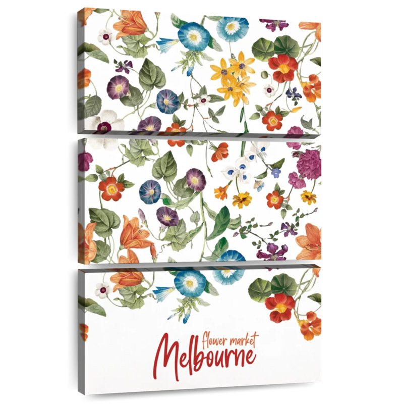 Affiche Harnek Melbourne Flower Market, H 57 po x l 36 po