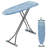 Metal Freestanding Adjustable Height Ironing Board,Iron Board with Ironing Mat