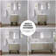 Ensemble de meuble-lavabo double 20 po avec couvercle et lavabo double-354860862-354860856