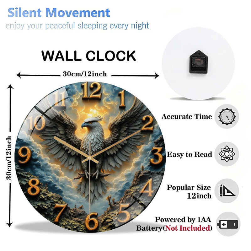 Horloge murale Eagle