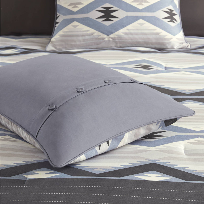 Ensemble de literie pour très grand lit californien, Confort rustique moderne en polyester