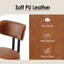 Alurta 48.5cm H Upholstered Metal Side Chair in Brown
