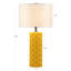 Lampe de table géométrique en céramique