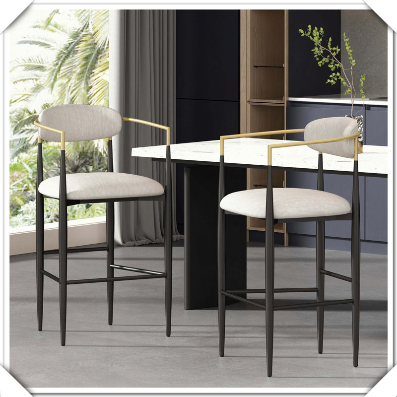 Ensemble de 2 tabourets de bar Robuste, durable, élégant, polyvalent et compact