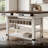 Daiah Pine Solid Wood Base Dining Table